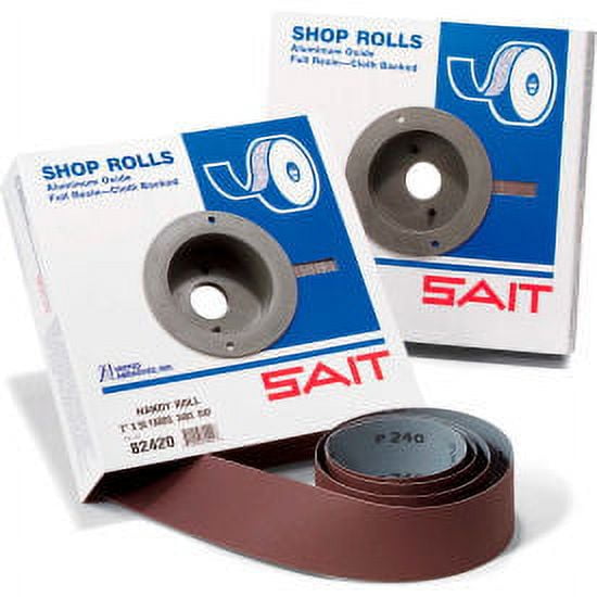 United Abrasives - Sait 82220 DA-F Shop Roll 2" x 50 Yds 220 Grit Handy Roll Alu