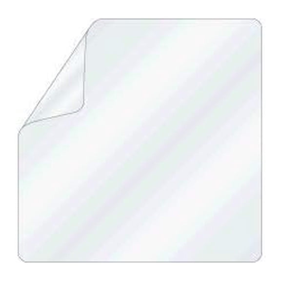 United Ad Label Unishield Labels, 4" x 4", Permanent Synthetic Label, Clear, One Roll of 240 Labels