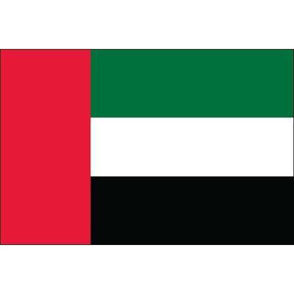 United Arab Emirates 3' x 5' Indoor Polyester Flag