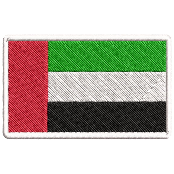 United Arab Emirates Flag Embroidered Iron-on Patch