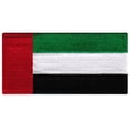 thumbnail image 1 of United Arab Emirates Flag Embroidered Iron-on Patch, 1 of 1