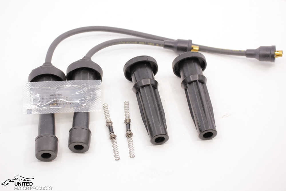 United Automotive Engine Products 9532BK Spark Plug and Coil Wire Boot Set
