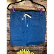 United By Blue Mens 7" Organic Pull-On Shorts - Moonlit Ocean S