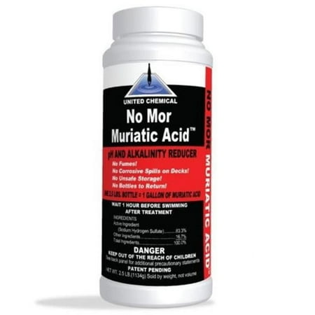United Chemical 1 gal No Mor Muriatic Acid, 2.5 lbs