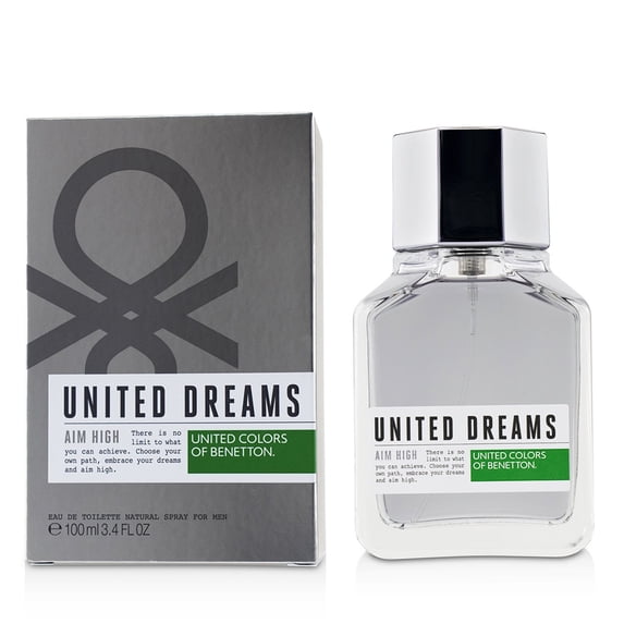 Benetton Men's United Dreams Aim High EDT Spray 3.4 oz Fragrances 8433982002243