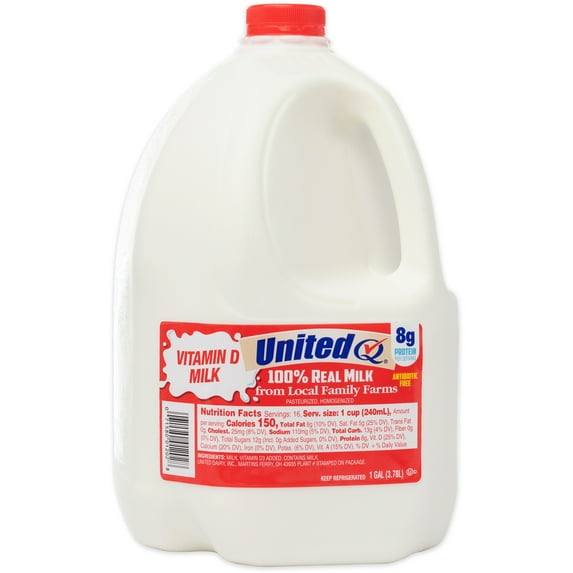 United Dairy Whole Milk Vitamin D Gallon