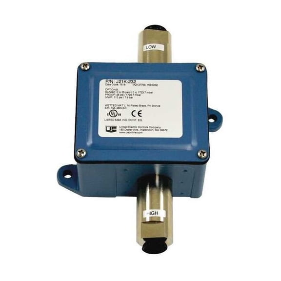 United Electric Differential Pressure Switch J21K-232