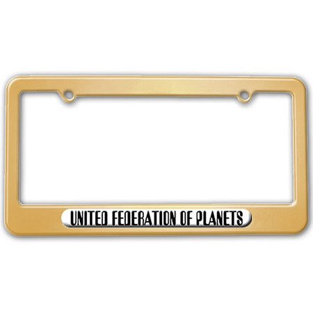 United Federation Of Planets License Plate Frame