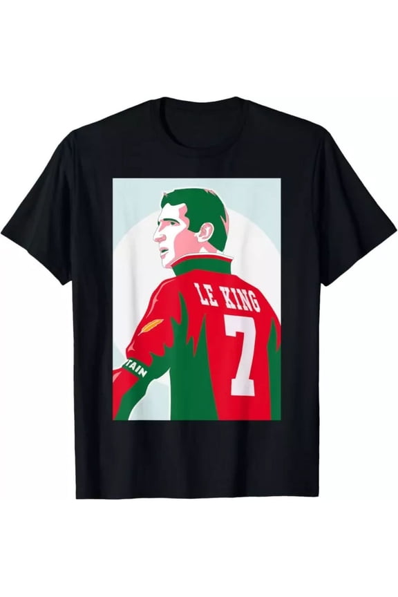 United Football Supporters Manchester Le King Cantona 7 T-Shirt Unisex S-5XL Hot Trending Shirt, Vintage Birthday Gift
