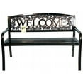 thumbnail image 1 of United General Supply Co Inc Metal Welcome Bench  TX94101, 1 of 1