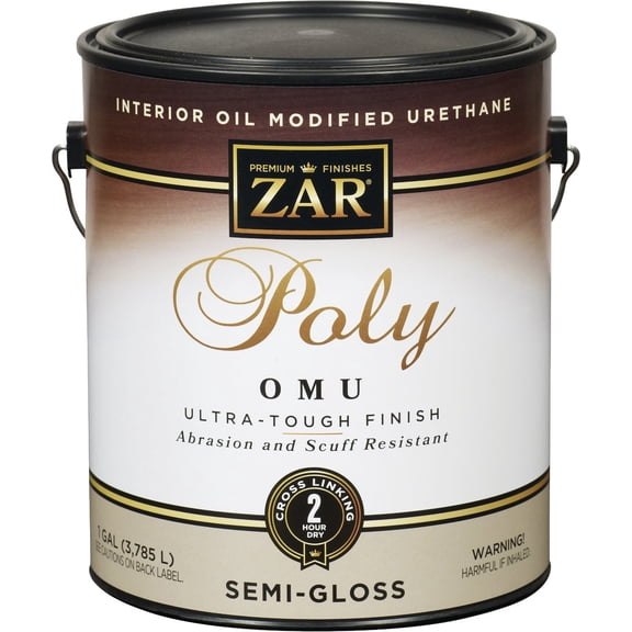 United Gilsonite 36113 Zar Oil Modified Polyurethane Interior Semi Gloss - 1 Gl 2 Hr
