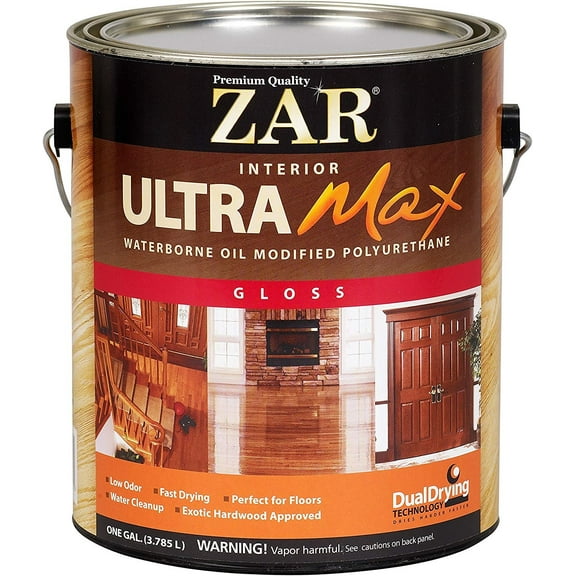 United Gilsonite Zar Oil Modified Polyurethane Interior Gloss - Durable, Fast Dry - 1 Gal