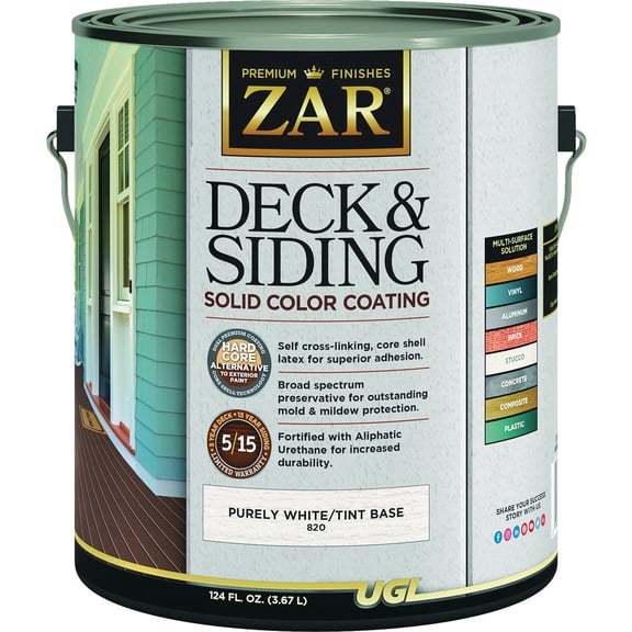 United Gilsonite Lab ZAR Solid Color Exterior Deck & Siding Coating - Pack of 2