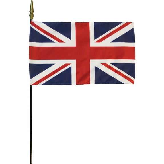 United Kingdom - 8" x 12" Stick Flag
