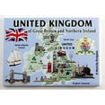 thumbnail image 1 of United Kingdom England Souvenir Fridge Magnet 2.5 inches X 3.5 inches, 1 of 1