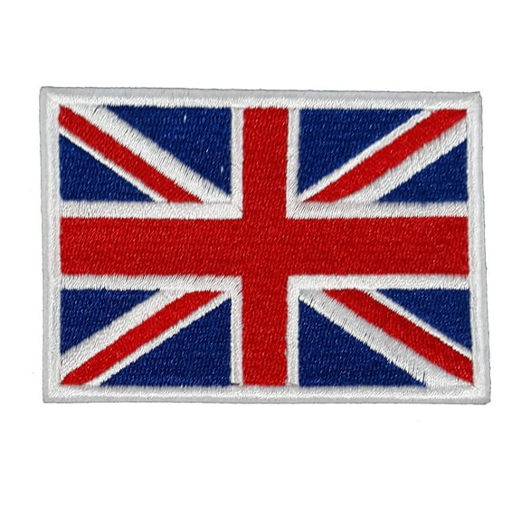United Kingdom Flag Embroidered Patch Iron/Sew-On Applique Biker Emblem Tactical