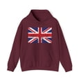 thumbnail image 1 of United Kingdom Flag Hoodie, Gifts, Hooded Sweatshirt, 1 of 4
