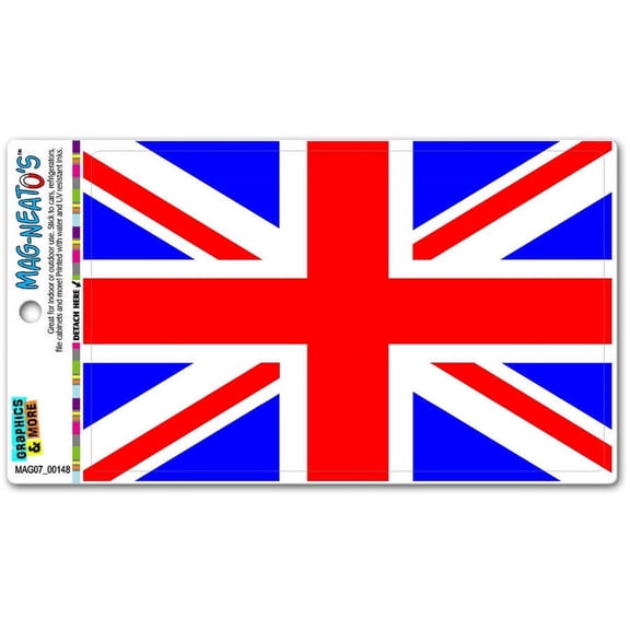 United Kingdom Flag - UK Great Britain Union Jack MAG-NEATO'S(TM) Car/Refrigerator Magnet