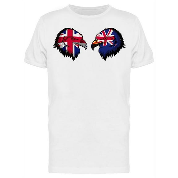 United Kingdom New Zealand T-Shirt Men -Image by Shutterstock, Male Small