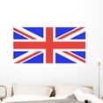 thumbnail image 1 of United Kingdom Union Jack Wall Mural by Wallmonkeys Peel and Stick Graphic (48 in W x 24 in H) WM240758, 1 of 4