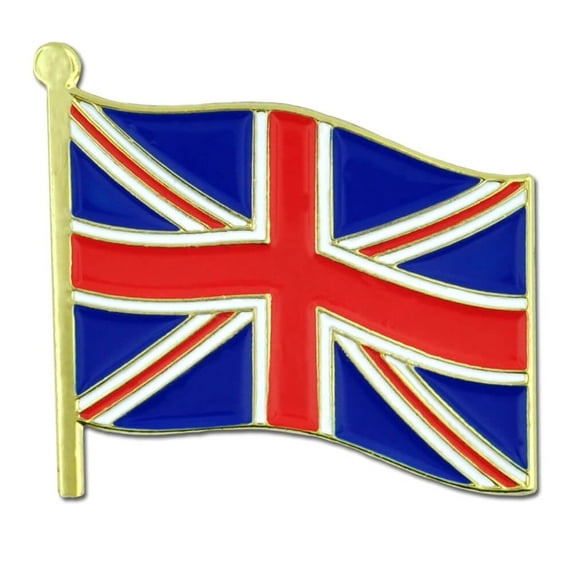 United Kingdom World Flag Enamel Lapel Pin 3/4''