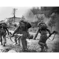thumbnail image 1 of United Nations Forces Carry A Soldier Wounded In The Street Fighting To An Aid Station History, 1 of 2