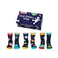 thumbnail image 1 of United Odd Socks - 6 Pack Boys Cosmic Space Novelty Cotton Odd Socks in Gift Box, 1 of 2