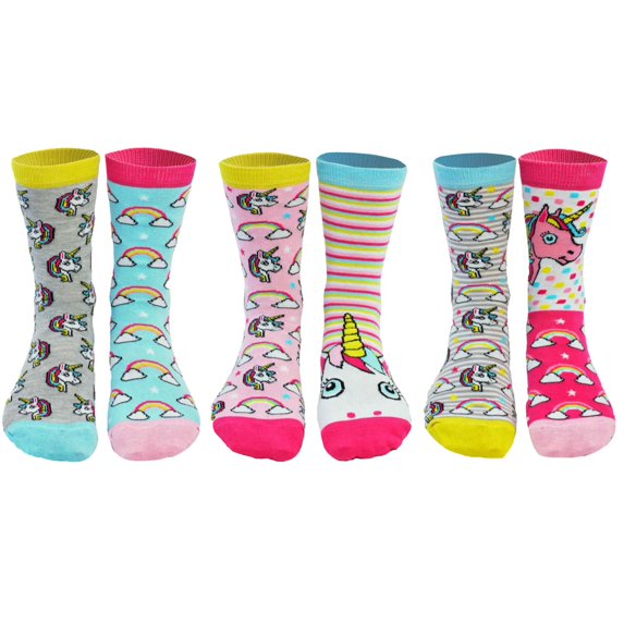 United Oddsocks Women Socks Cotton Multicoloured 4-8 Uk