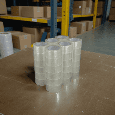 Shield Tape Red Carton Sealing Tape – 36 Rolls, 1.88" X 110 Yards, 2 Mil – Economy Pack