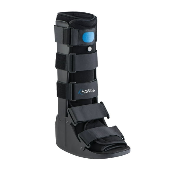 United Ortho Air Cam Walker Fracture Boot, Small, Black