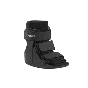 United Ortho Short Cam Walker Fracture Boot, Extra Large, Black
