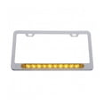 thumbnail image 1 of United Pacific 10 LED Light Bar License Frame - Amber LED/Amber Lens License Plate 39755, 1 of 2