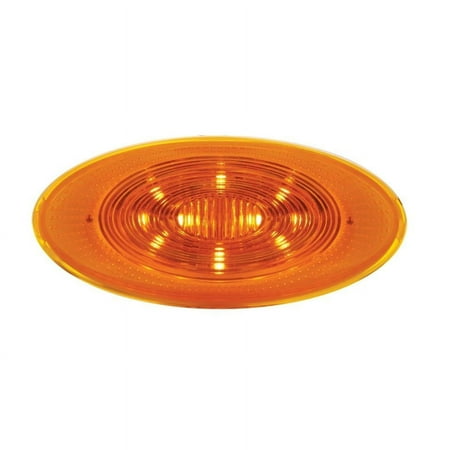 United Pacific 10 LED Peterbilt 386 Front Fender Turn Signal Light - Amber LED/Amber Lens 36873