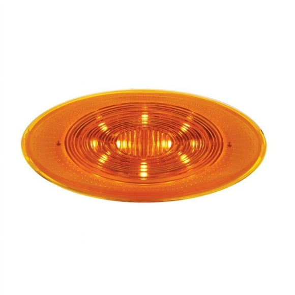 United Pacific 10 LED Peterbilt 386 Front Fender Turn Signal Light - Amber LED/Amber Lens 36873