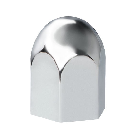 United Pacific 10057CB Wheel Lug Nut Cover Set 1 1/2" X 2 1/4", Chrome,