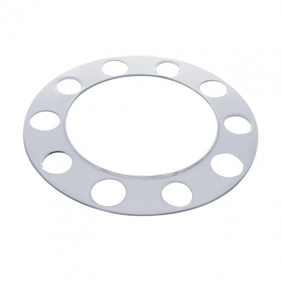 United Pacific 10215 Wheel Lug Nut Cover Ring Beauty Ring, Chrome, For 1