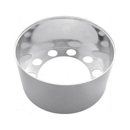 United Pacific 10272 Axle Hub Cover Axle Cover, Rear, Chrome, Single Hub