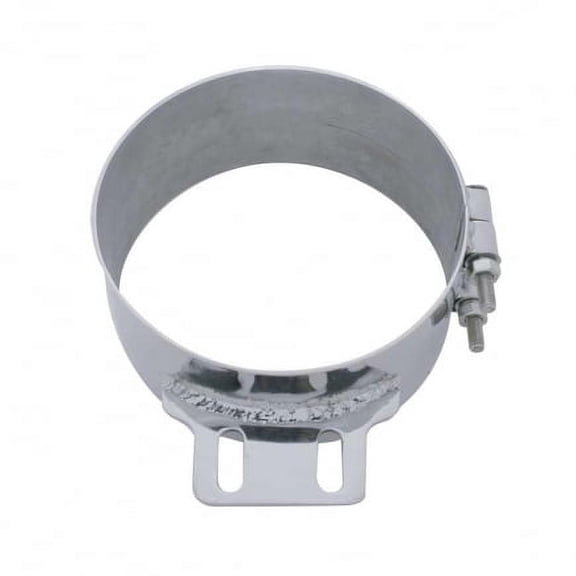 United Pacific 10322 Exhaust Clamp   8", Stainless, Butt Joint, Straight