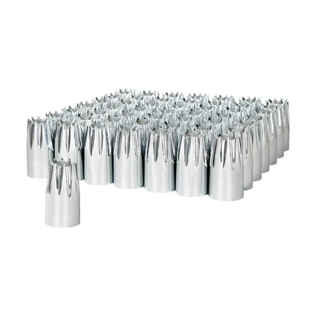 United Pacific 10562CB Wheel Lug Nut Cover Set 33mm X 3 3/4", Chrome,