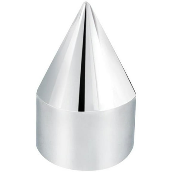 United Pacific 10766B  -  3/4 Inch Chrome Spike Push On Nut Cover (Each)