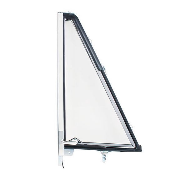 United Pacific 110218 Vent Window Assembly   Rh, Chrome, Without Tinted
