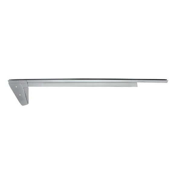 United Pacific 110244 Window Channel Passenger Side, Lower Glass, Steel,