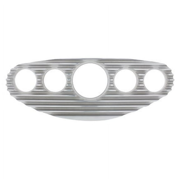 United Pacific 110480 Dash Panel Finned Style, Aluminum, 5 Gauge