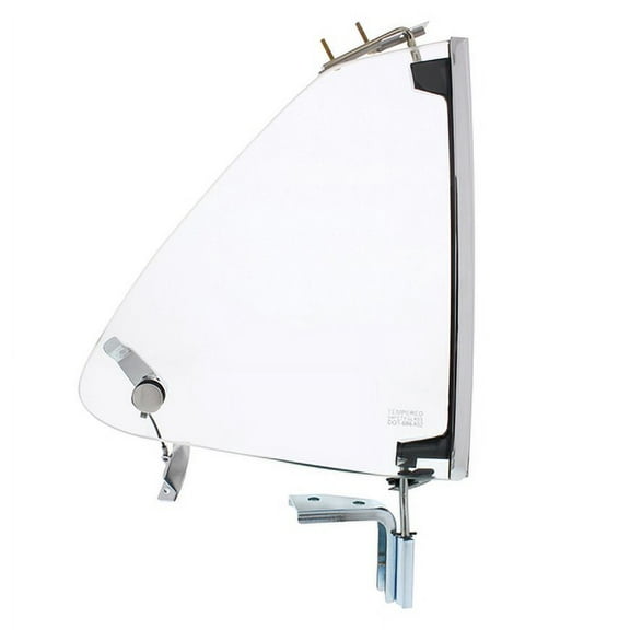 United Pacific 110646 Quarter Window Assembly With Clear Glass, For 1969