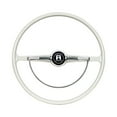 thumbnail image 1 of United Pacific 110717 15 ¾” OEM Style Steering Wheel for 1962-71 Volkswagen Beetle/Karmann Ghia/Type 3, VW OEM Style Steering Wheel, Wolfsburg Crest – Grey, 1 of 5
