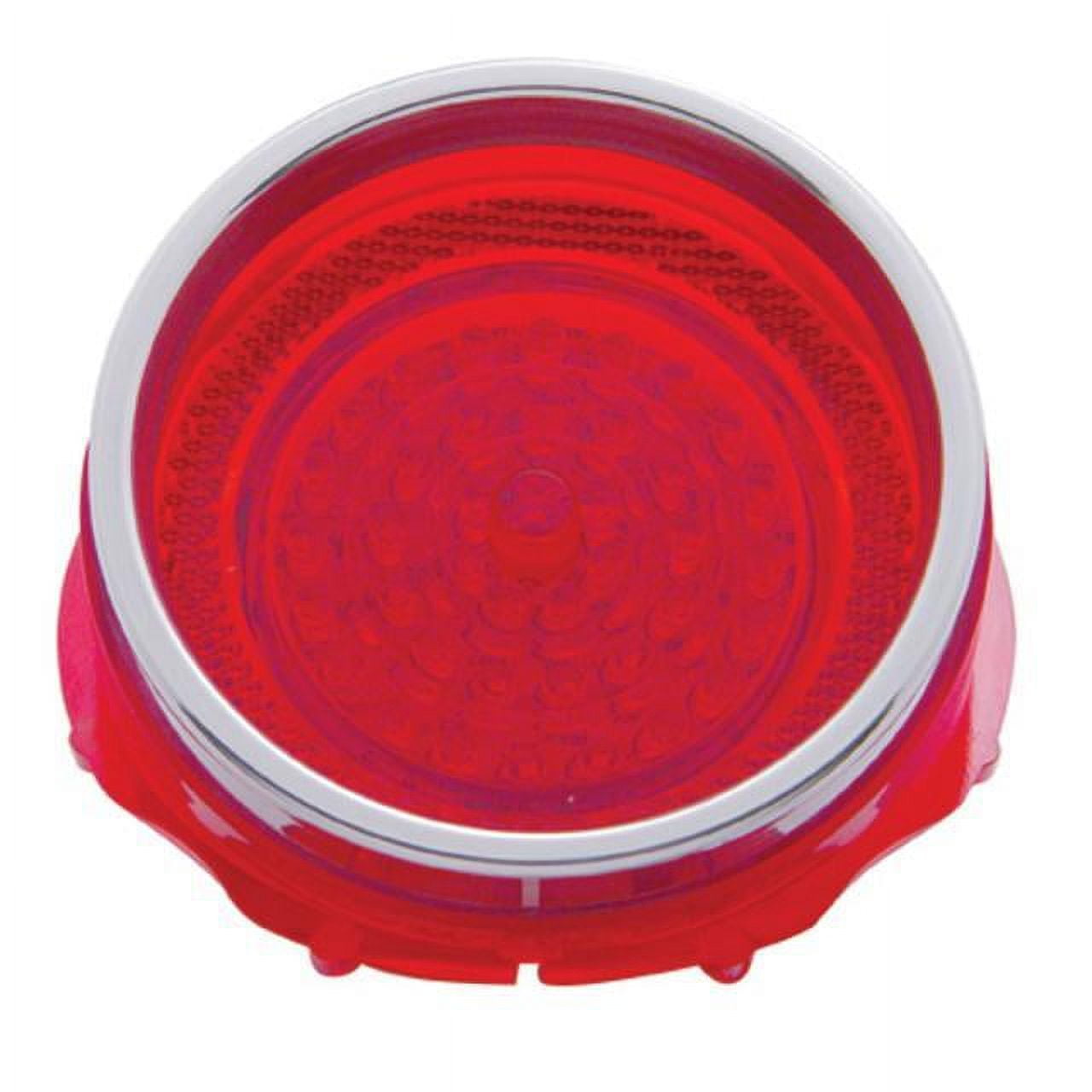 Ss Auto Light United Pacific 1965 Chevy Impala LED Tail Light w/ SS Trim - Red Lens ...