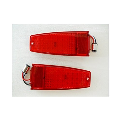 United Pacific 1966-1967 Chevy Nova 30 LED Red Stop Brake Turn Signal Tail Lights