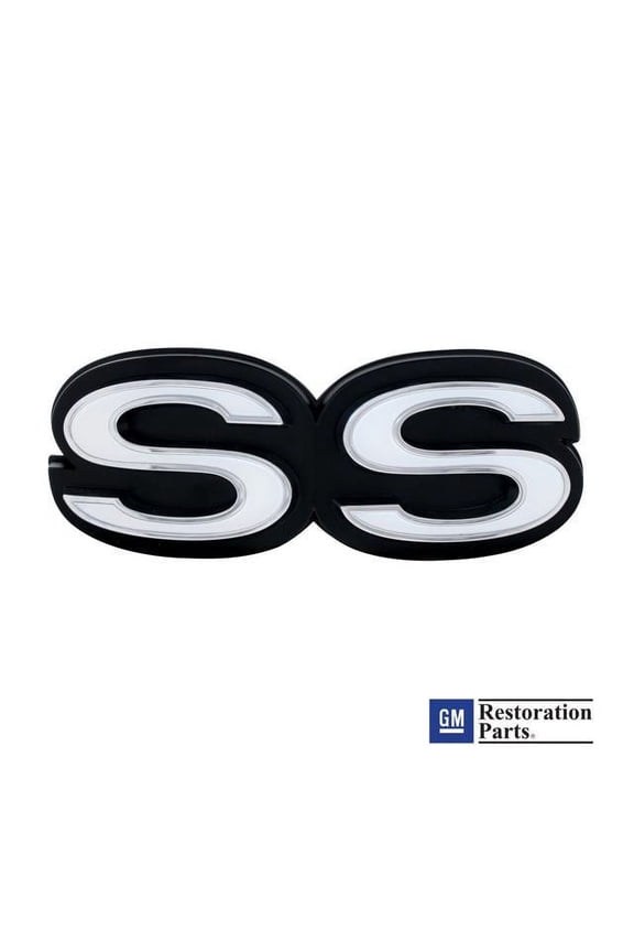 1972 Chevy Chevelle & El Camino Front SS Emblem Script / Emblem C690001