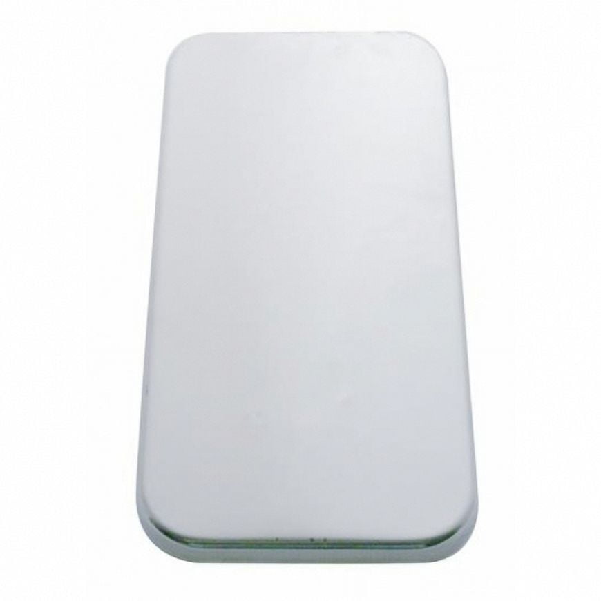 United Pacific 20568 Door Vent Cover   Plain, Stainless, For Kenworth