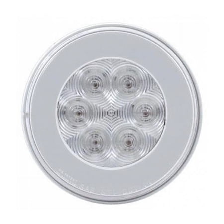 United Pacific 21 LED 4 in Turn Signal in GLO in Light - Amber LED/Clear Lens Led 37135